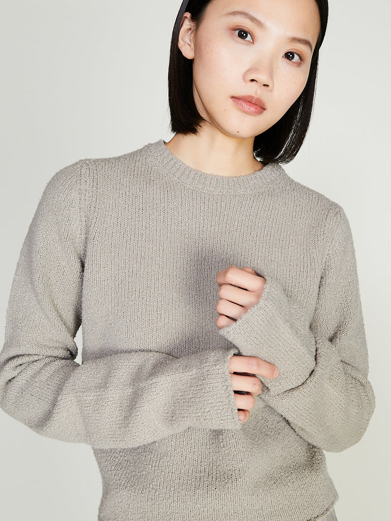 Rier - Roundneck Boucle in Fog