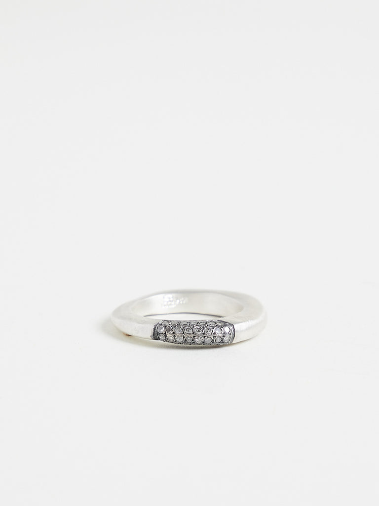 Rosa Maria Sapho Ring with Icy Grey Diamonds in Sterling Silver