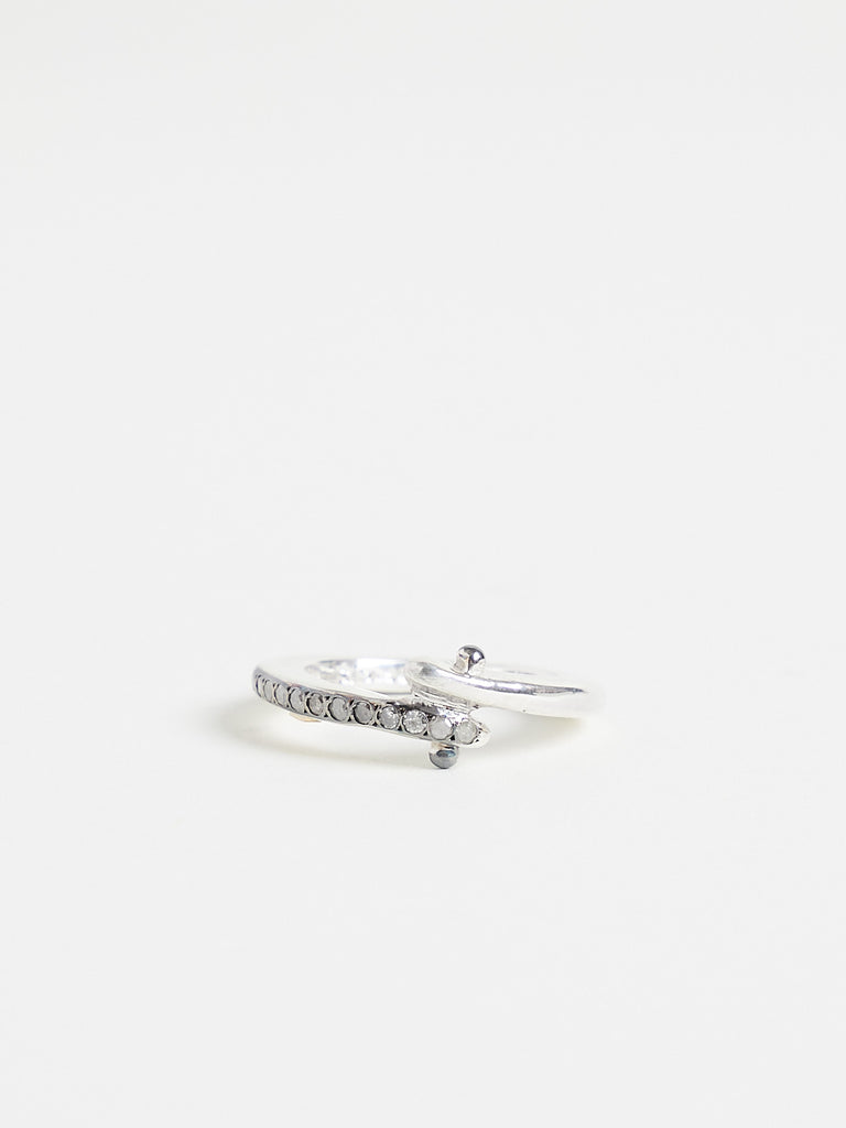 Rosa Maria Sayuri Ring with Icy White Diamonds in Sterling Silver