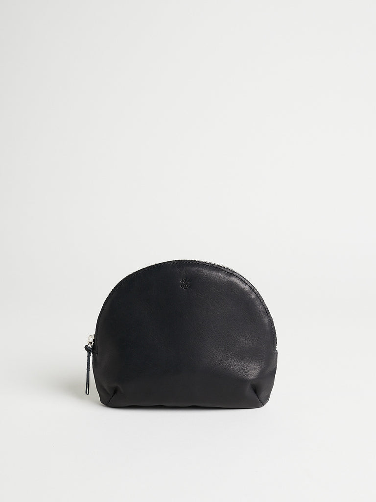 Arts & Science Round Pouch S in Ink Black