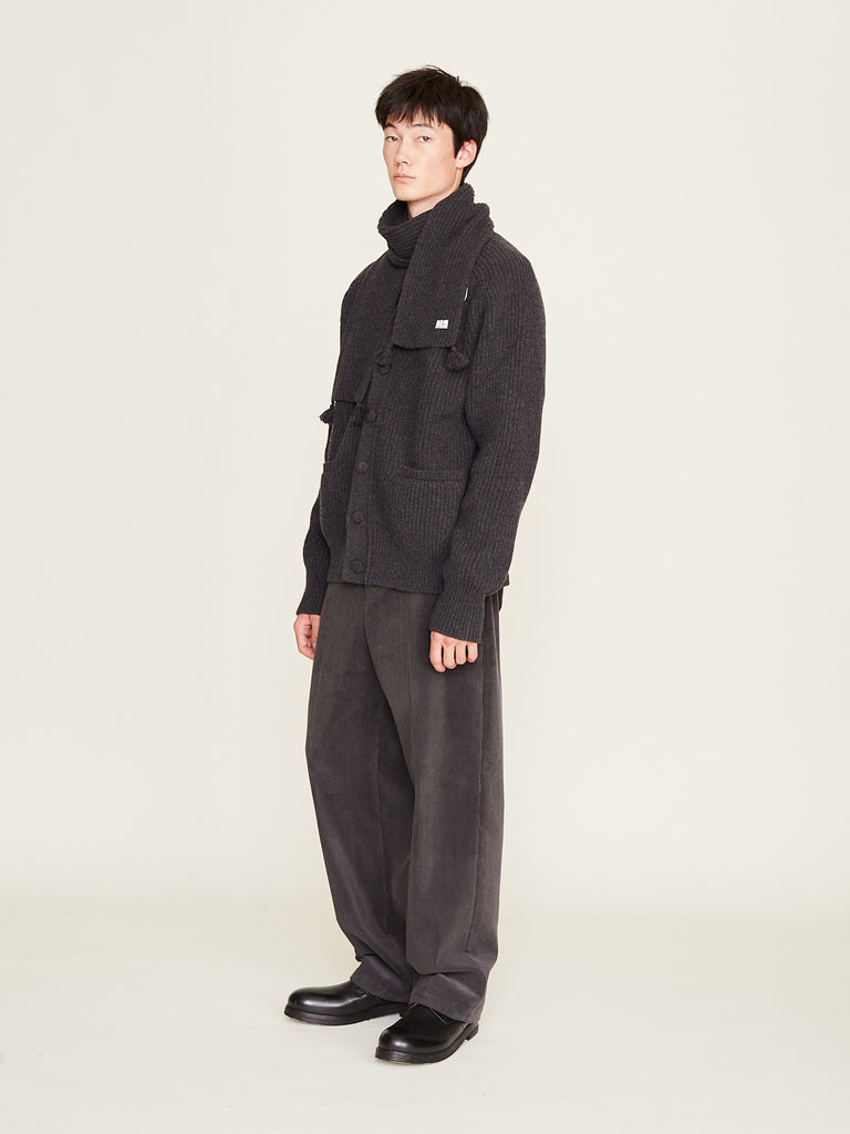 Salon C. Lundman - Loose Corduroy Trousers in Grey