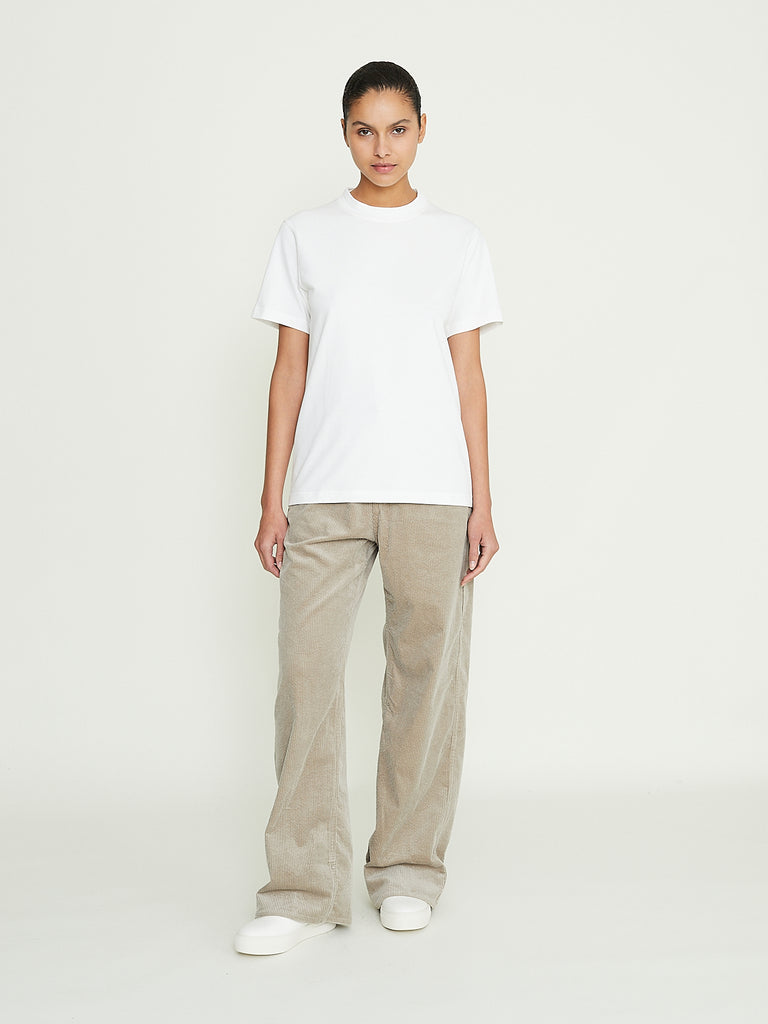 Sofie D'Hoore Tag Crew Neck in Off White