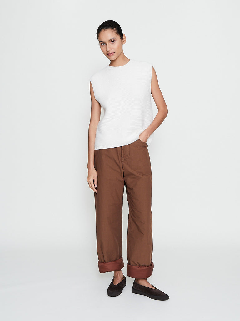Sofie D'Hoore - Pavia Padded Pants in Chestnut
