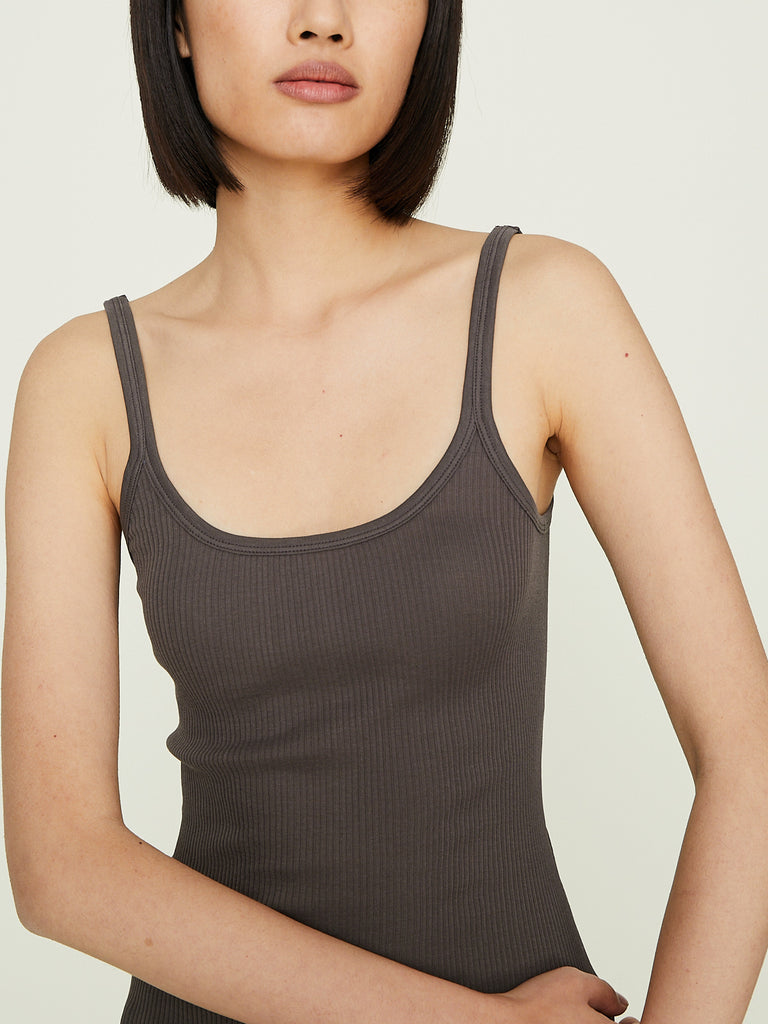 Malu - Nico Skinny Tank in Taupe Grey