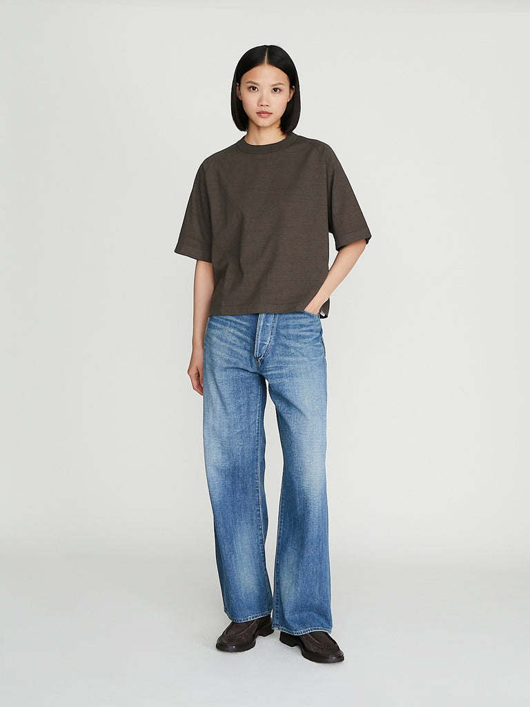 Sunray Spirit - Mahuna Short Sleeve T-Shirt in Black Olive