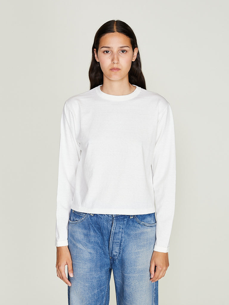 Sunray Spirit Hi'aka Long Sleeve T-Shirt in Off White