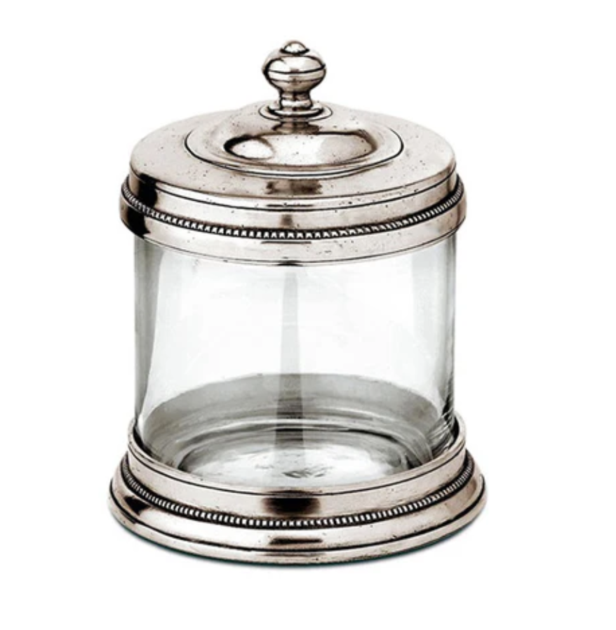 Toscana Pewter & Glass Cannister 0,75lt