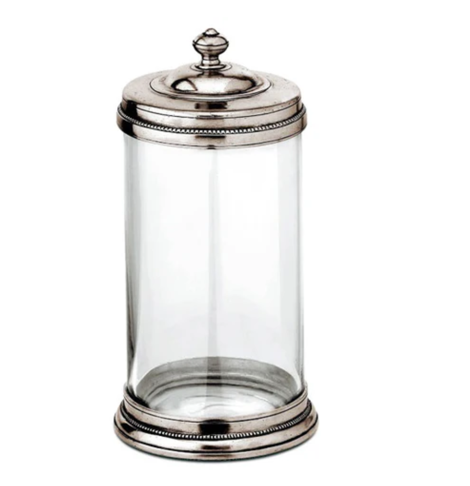 Toscana Pewter & Glass Cannister 1,5lt