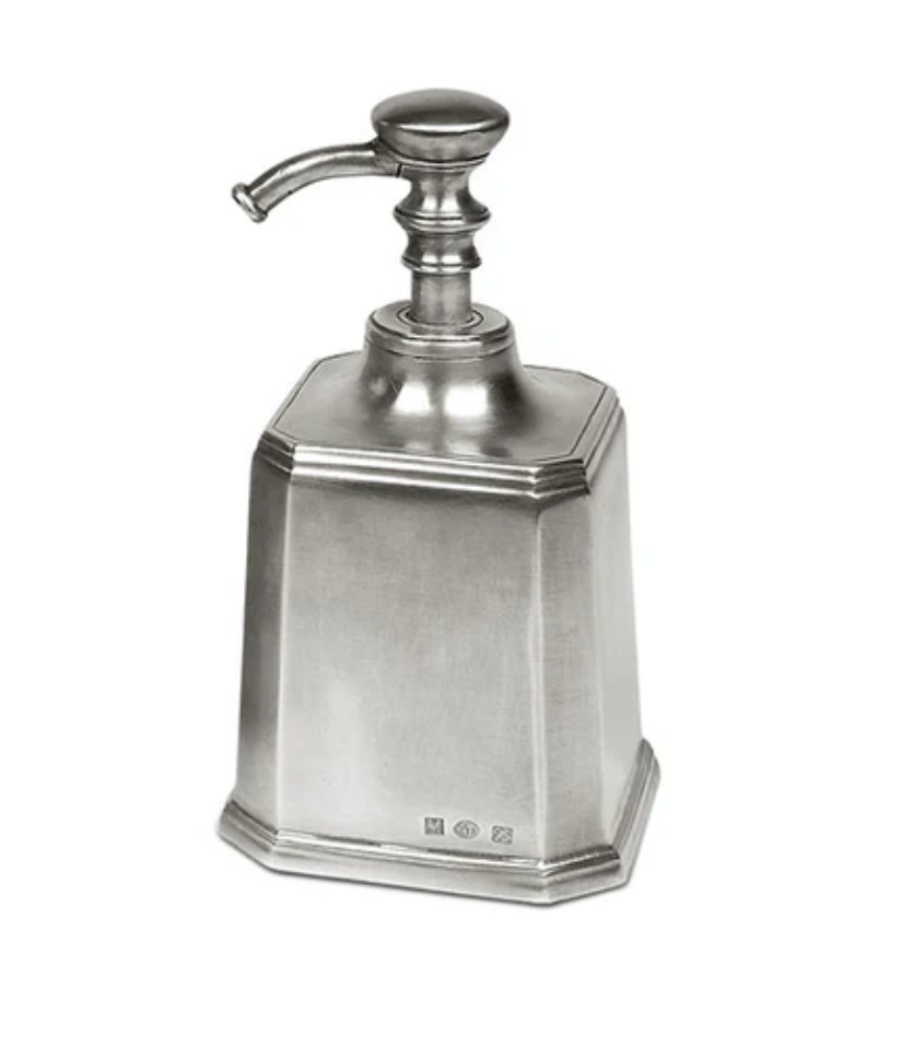 Dolomiti Pewter Soap Dispenser