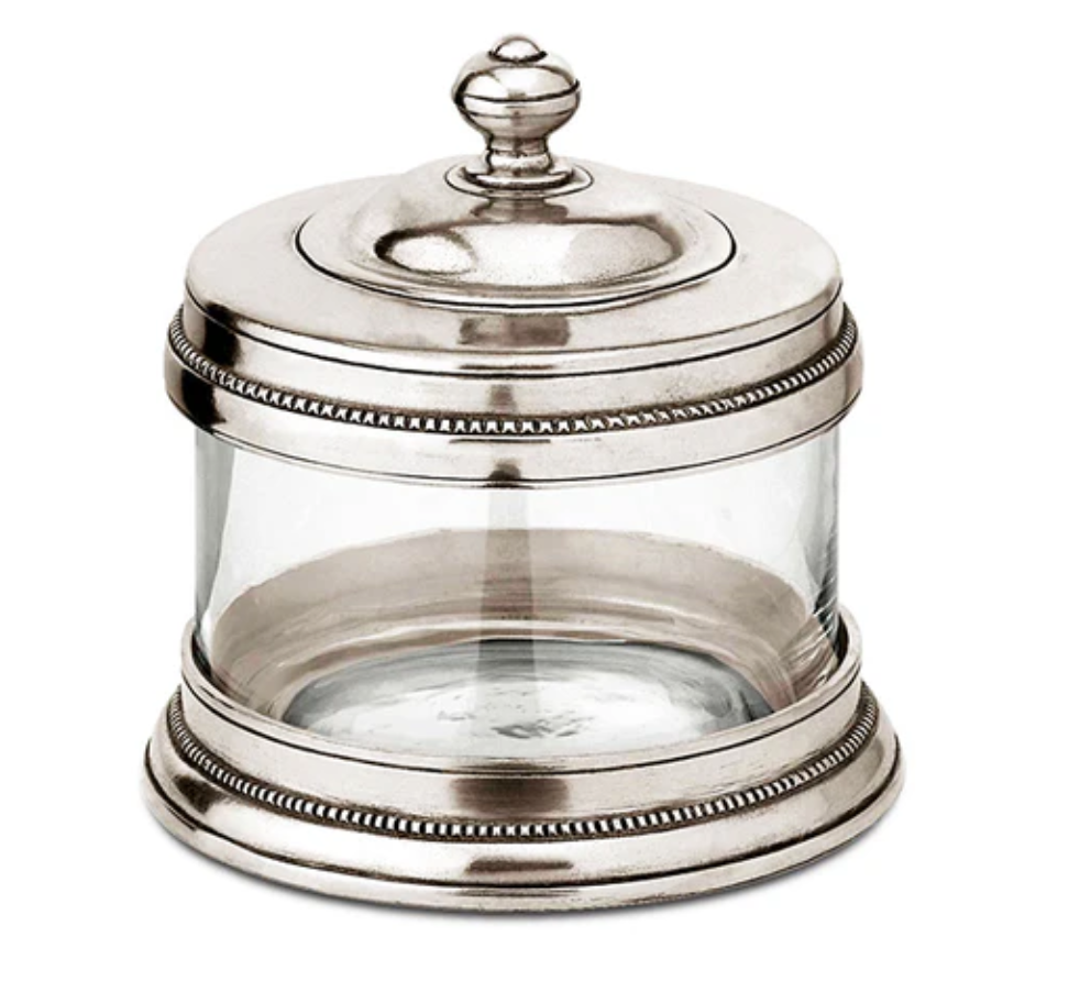 Toscana Pewter & Glass Cannister 0,5lt