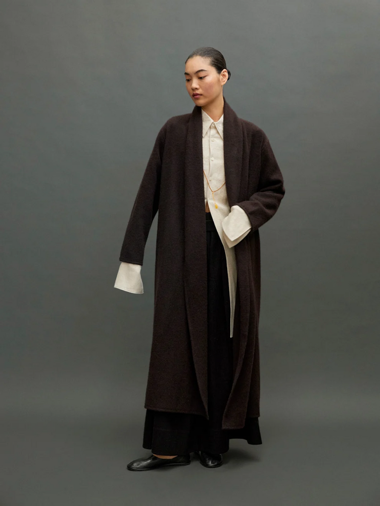 Norlha - Women Shawl Coat in Spring Earth