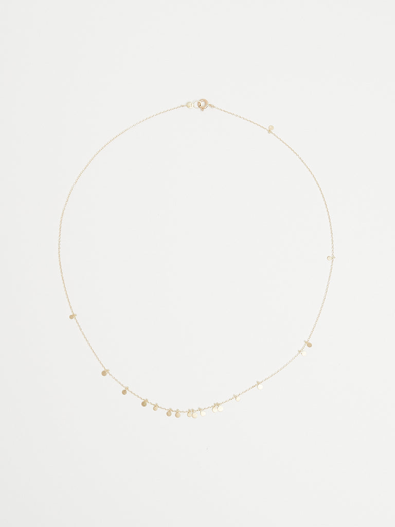 Sia Taylor Tiny Random Dots Necklace in 18k Yellow Gold