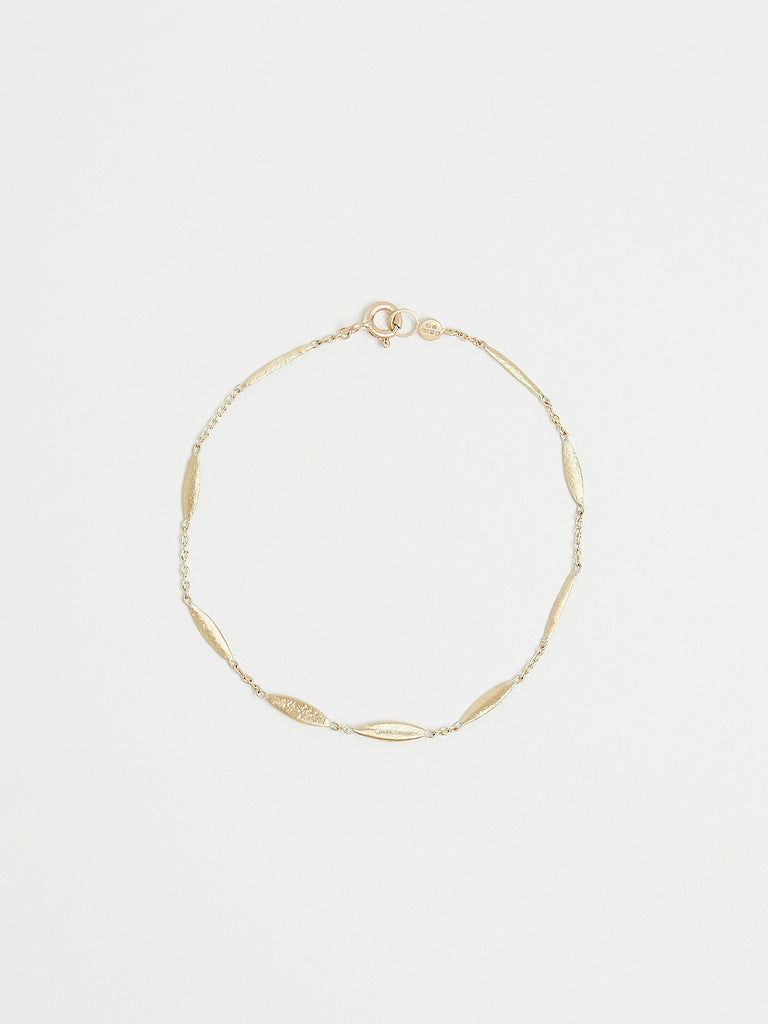 Sia Taylor Grass Seeds Bracelet in 18k Yellow Gold