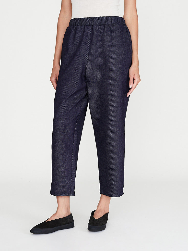 Dusan - Denim Carrot Pants in Ink