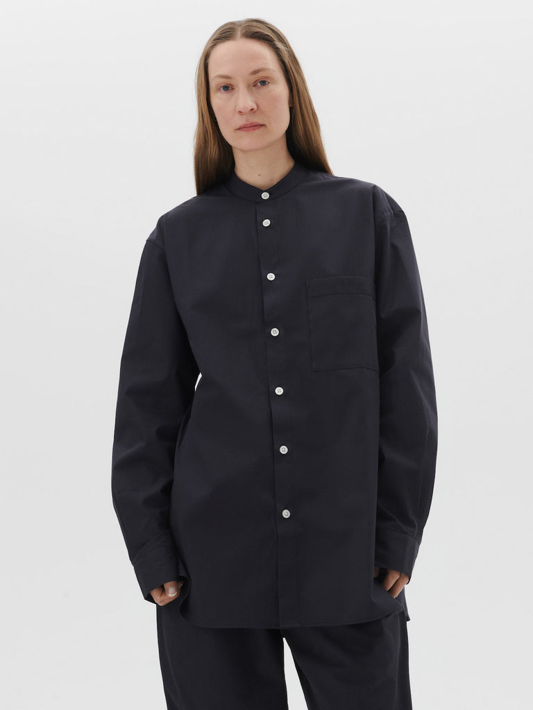 Birkenstock x Tekla Long Sleeved Shirt in Slate