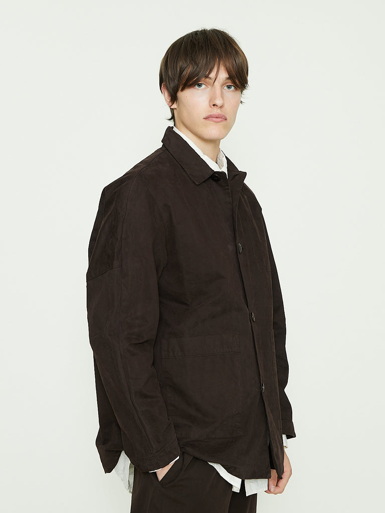 Toogood The Mechanic Jacket in Work Twill Umber