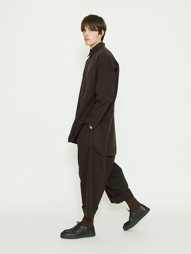 Toogood The Baker Trouser in Fine Canvas Umber