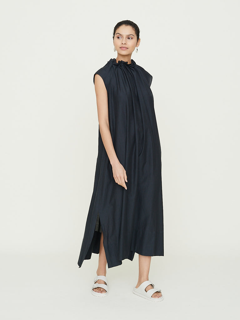 Toogood The Magician Dress in Charcoal