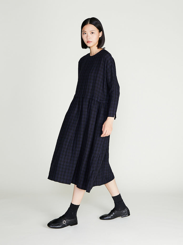 Toogood - The Archivist Dress in Midnight