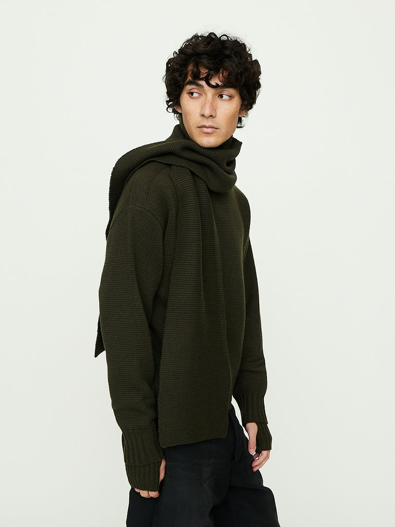 Taiga Takahashi - Lot.029 A.R.C Muffler in Khaki