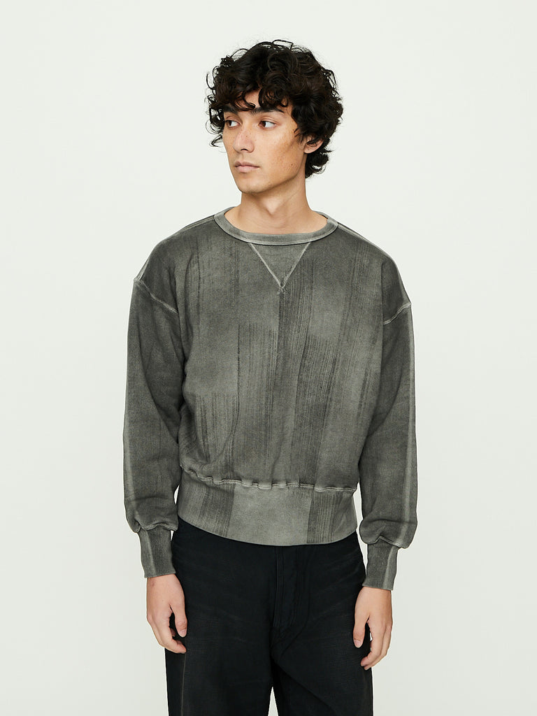 Taiga Takahashi - Lot.603 Sweat Shirt in Hand Drawn Sumi