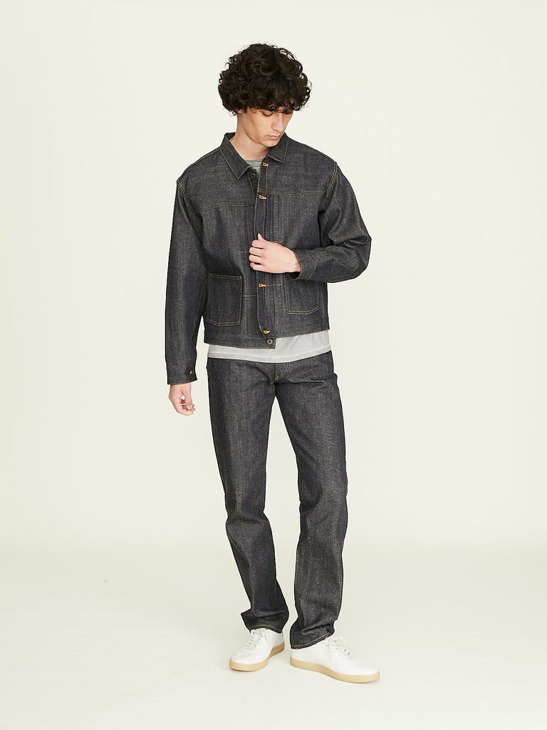 Taiga Takahashi Lot.702 Denim Trousers in Raw Indigo