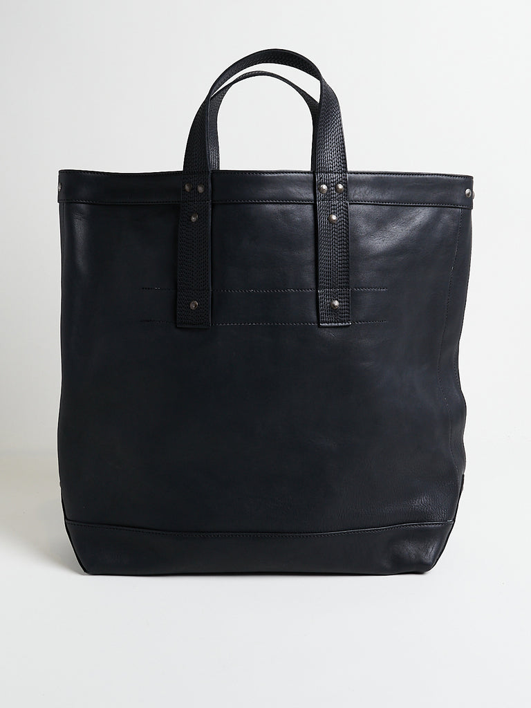 Taiga Takahashi - Lot.023 Coal Bag in Black leather
