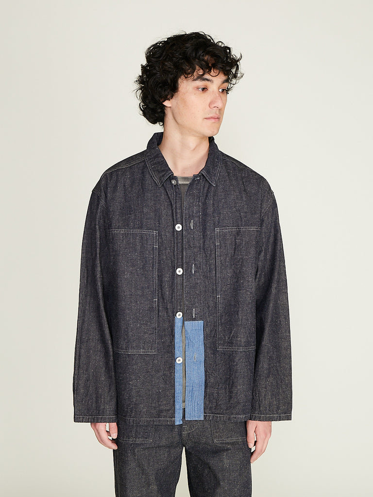 Taiga Takahashi - Lot.718 Modified U.S. Army M-35 Denim Pullover in Indigo