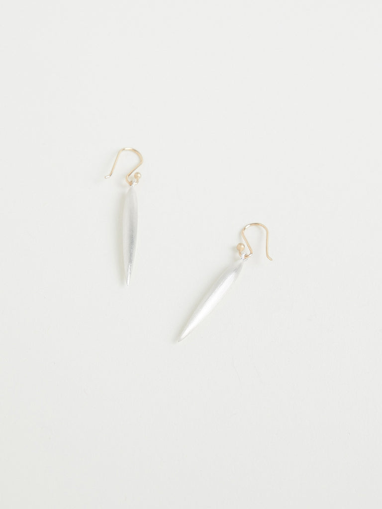 Ted Muehling Large Rice Earrings in Sterling Silver