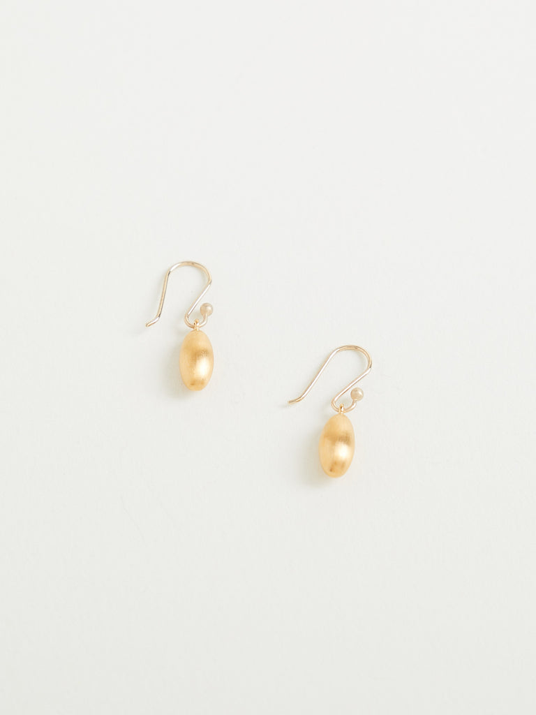 Ted Muehling Melon Earrings in 24k Yellow Gold Plate