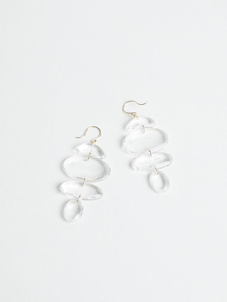 Ten Thousand Things - Oval Totem Crystal 18k Earring
