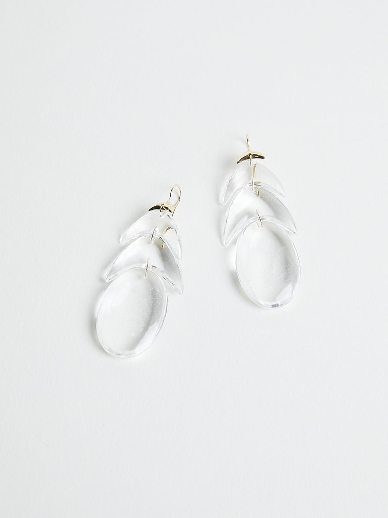 Ten Thousand Things - Crystal 18k Peacock Earrings