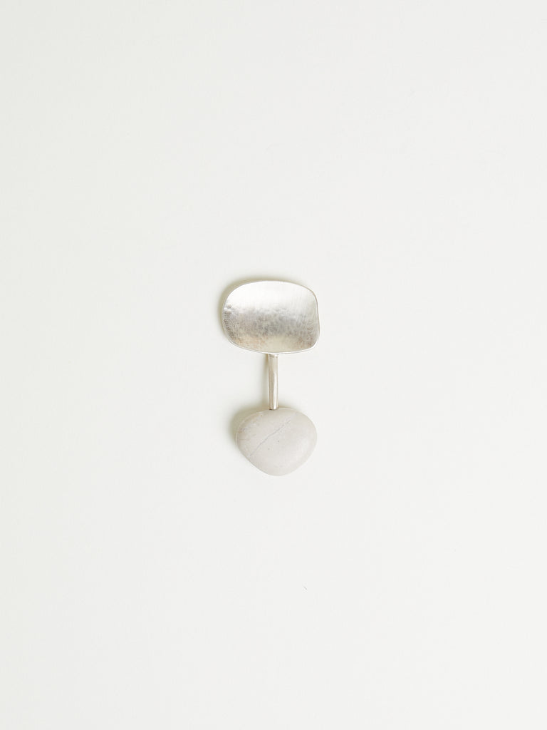 Thalia-Maria Georgoulis X-Small Silver Pebbled Spoon 1