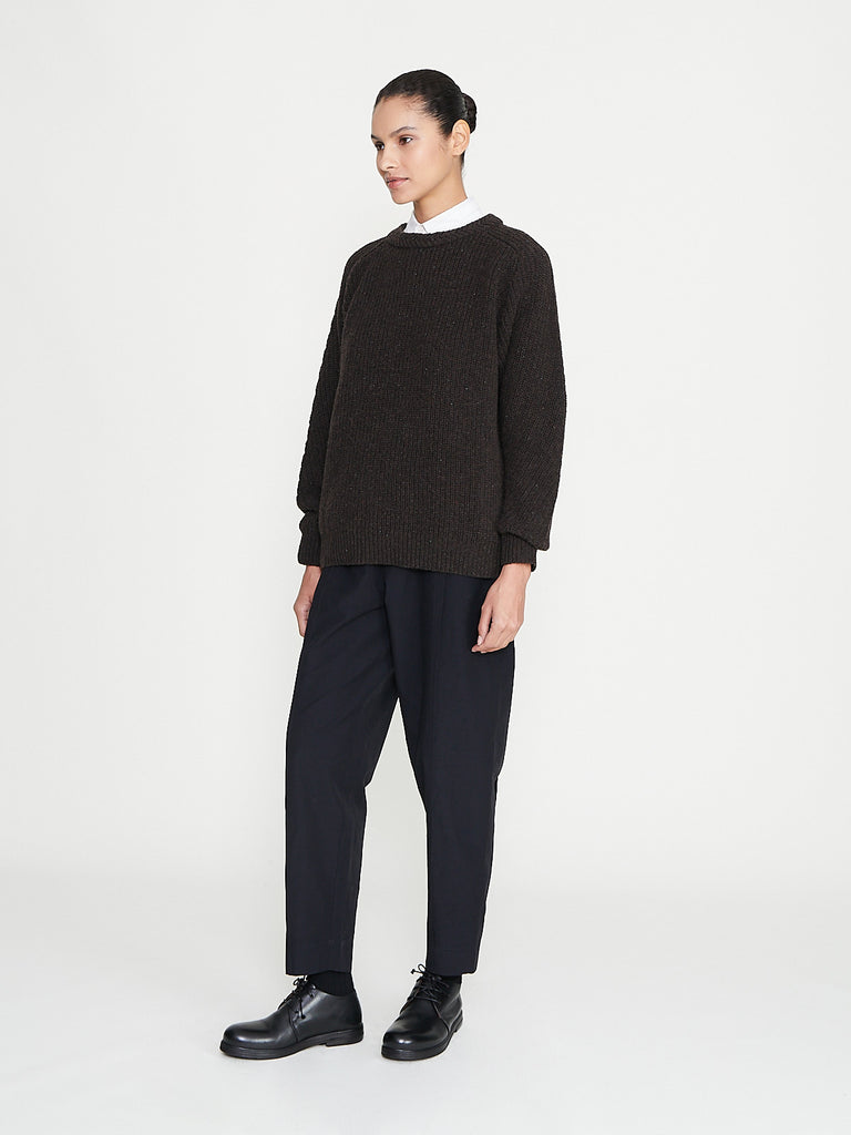 Toogood - The Librarian Trouser in Structured Cotton Ink