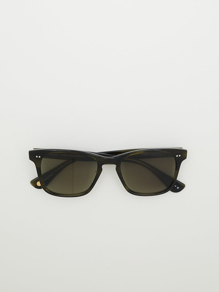 Garrett Leight Torrey Sun in Douglas Fir/Green