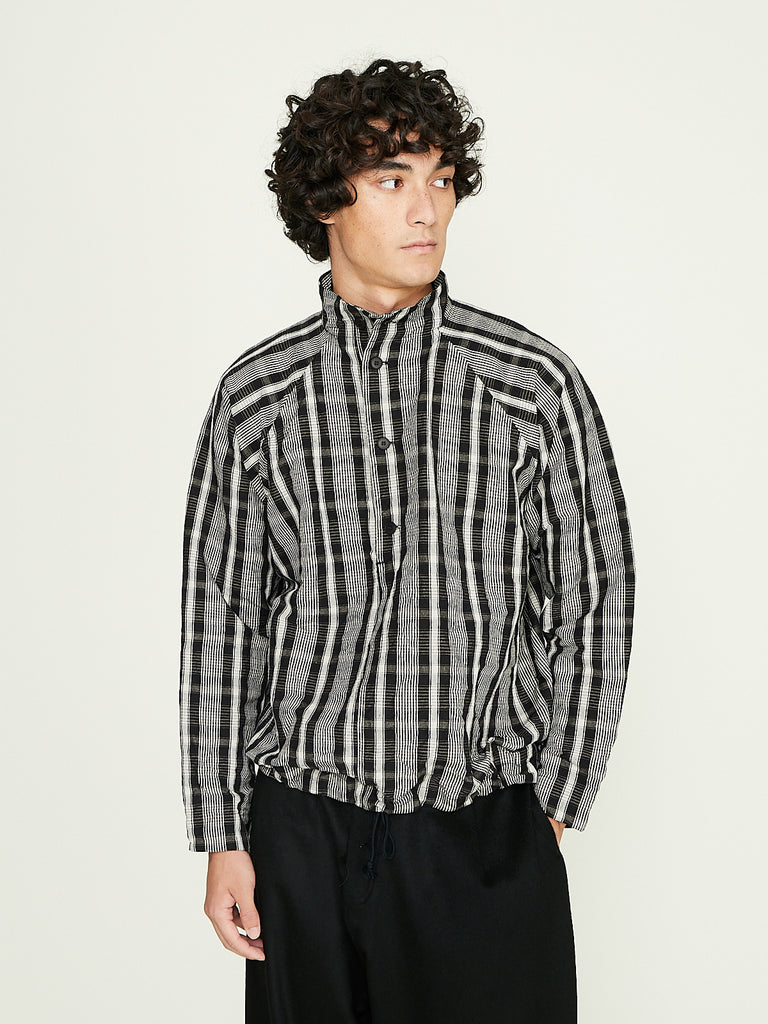 Unkruid - Hütten Shirt in Black Wool Kelsch Cloth