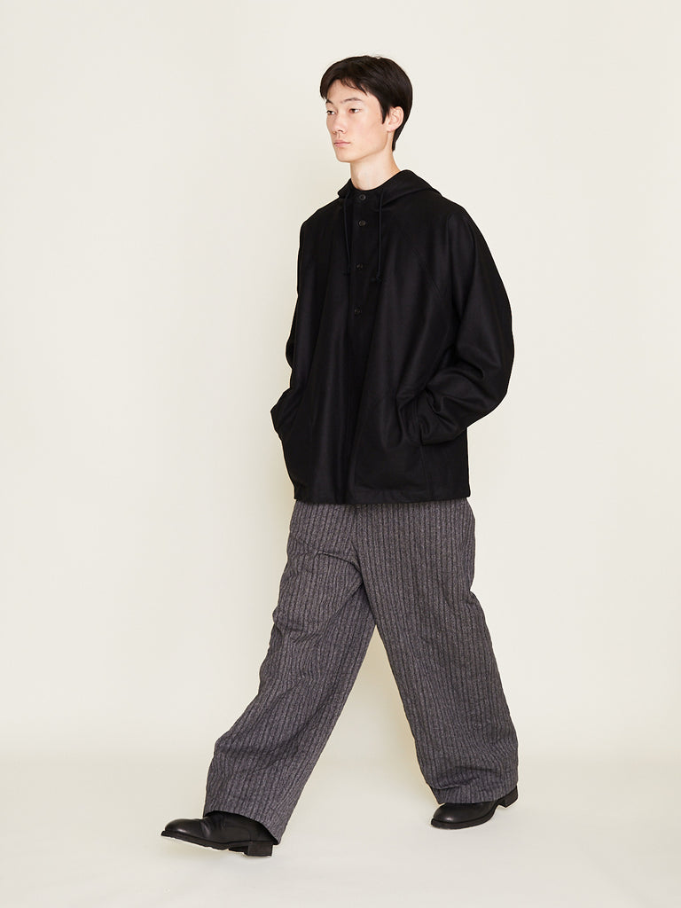 Unkruid - Five Pockets Trousers in Grey Coutil
