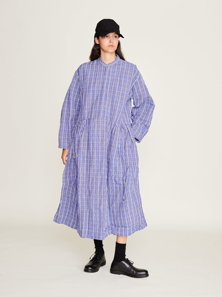 Unkruid - Gute Fest Dress in Blue Wool Kelsch