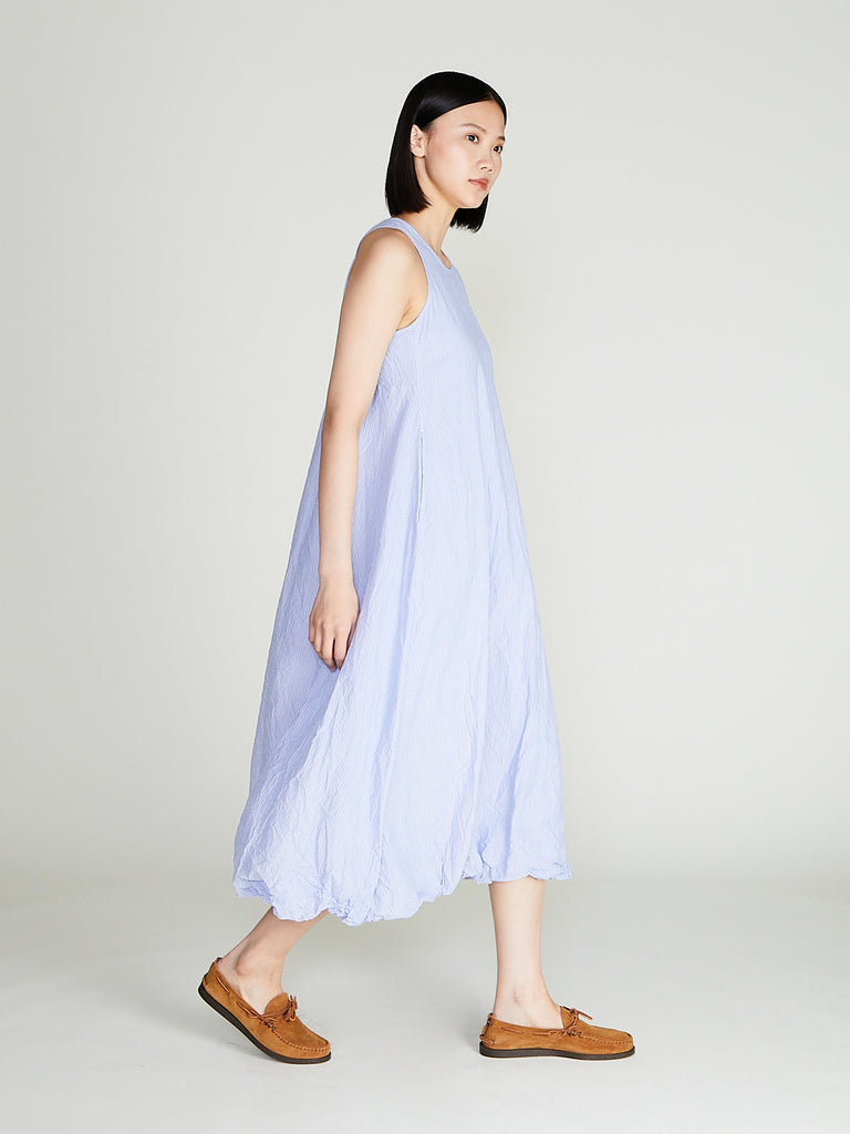 Unkruid - Light Light Dress in Light Blue Fine Cordlane