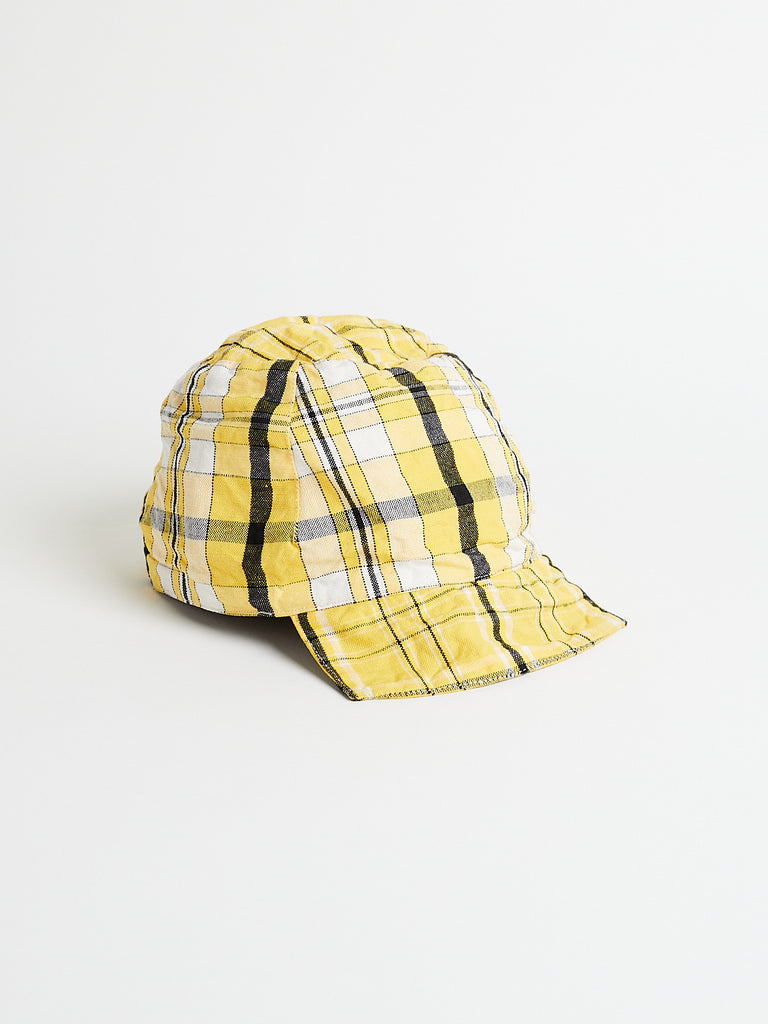 Unkruid - Teenage Dream Cap in Yellow Mixed Kelsch Cloths