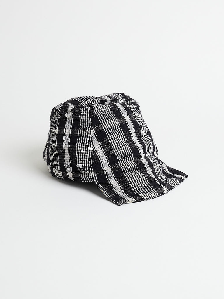 Unkruid - Teenage Dream Cap in Black Wool Kelsch Cloth
