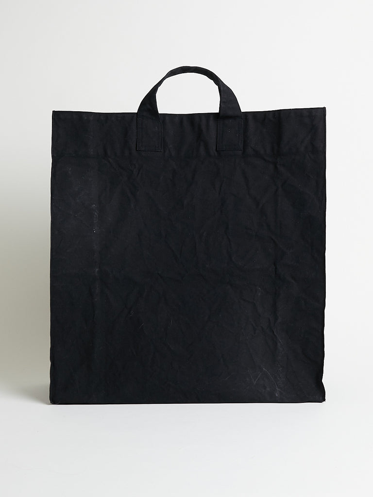 Unkruid Vegetables on a Sunday Bag in Black 10oz Duck Canvas and Beeswax