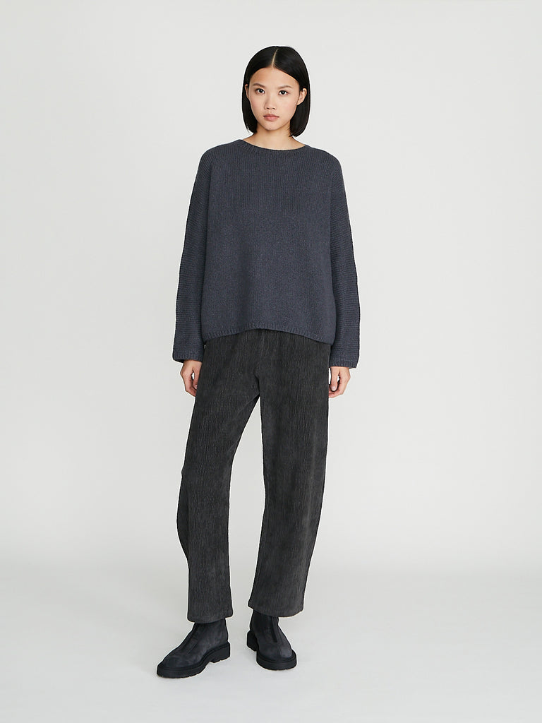 Apuntob - Cotton Trousers in Stone