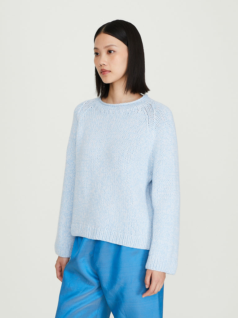 Wommelsdorff Pepper Sweater in L'Eau/Bleu Clair