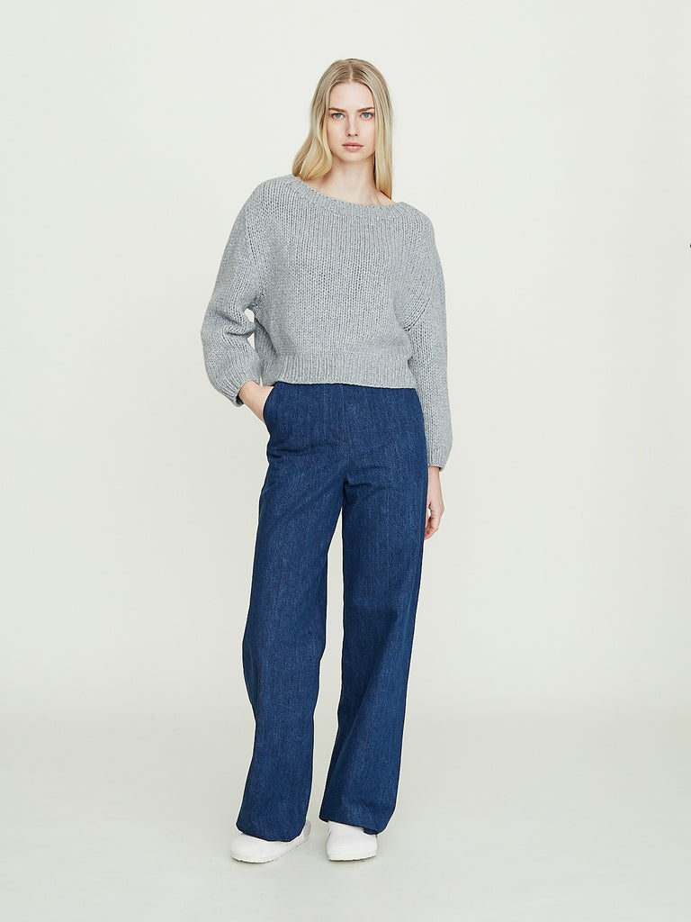 Wommelsdorff Honey Sweater in Grey Melange