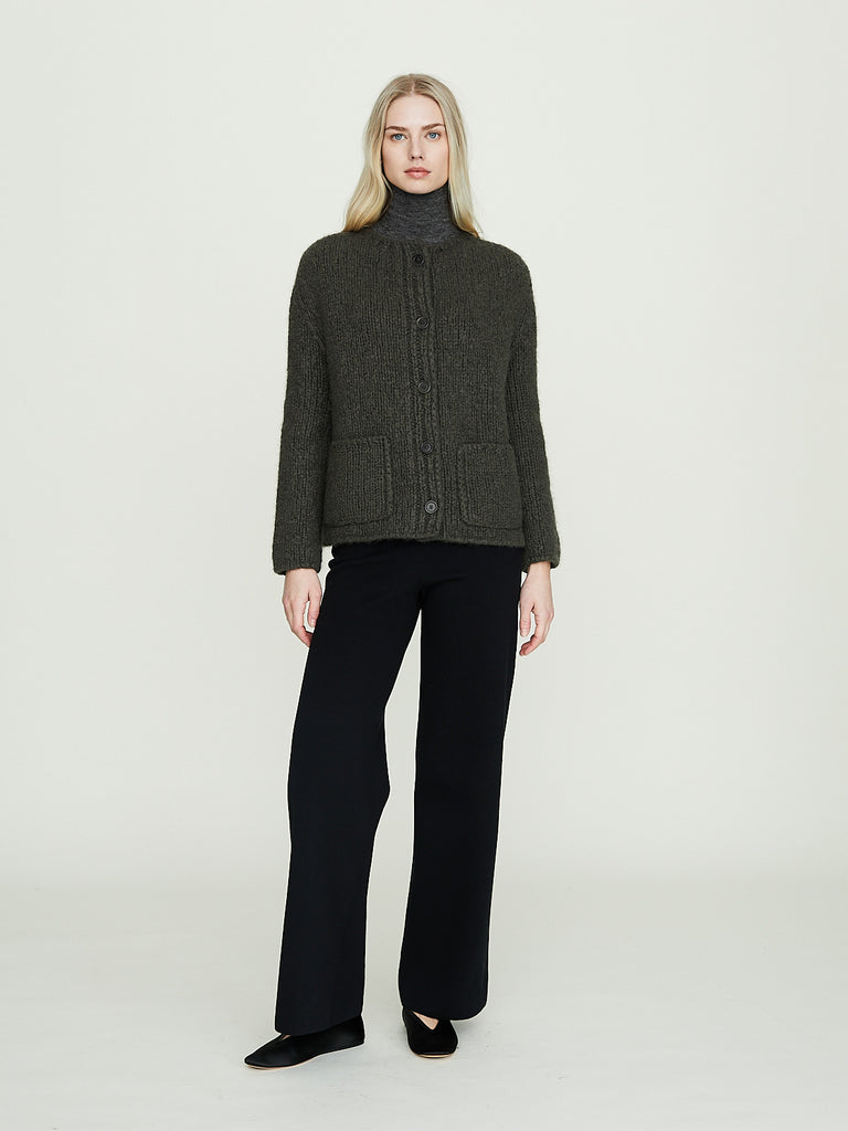 Wommelsdorff Merce Cardigan in Hunter/Forest