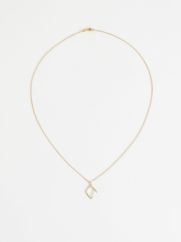 William Welstead - 1.52ct Kite Shaped Diamond Pendant Necklace in 22k Yellow Gold
