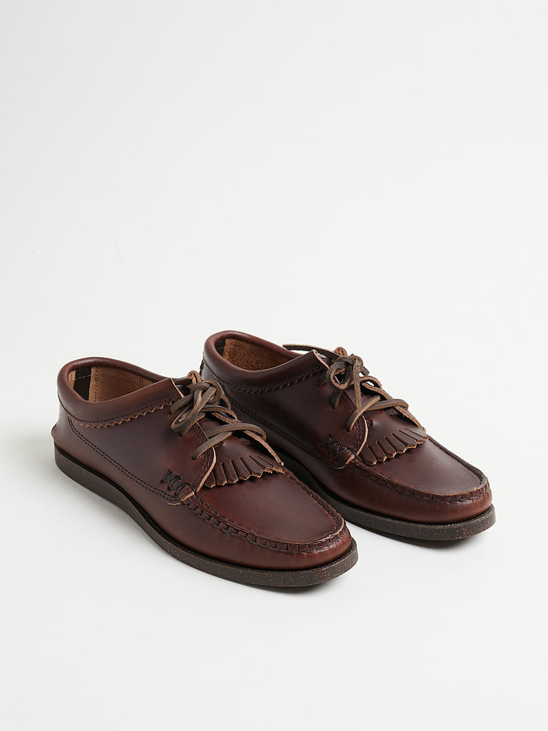  Υuketen Women's Blucher with Kiltie with Camp Sole in G Brown