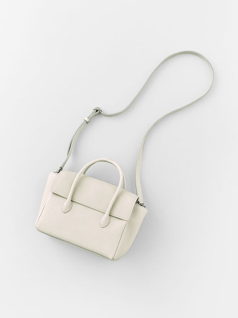 Arts & Science - Stitch Flap Bag Mini in Vintage White