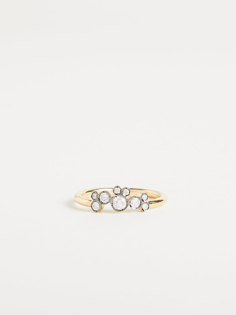 Yannis Sergakis Celeste 1 Ring in 18k Yellow Gold with 0.27ct White Diamond